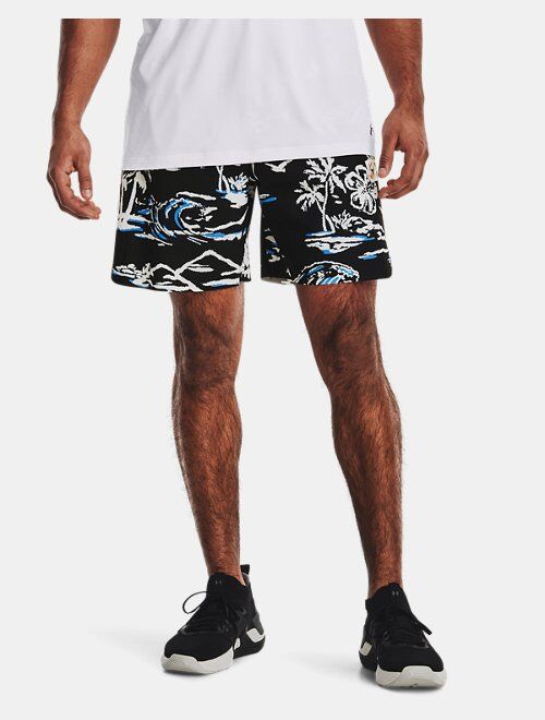 Under Armour Men's Project Rock Hybrid Printed Shorts