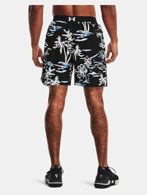 Under Armour Men's Project Rock Hybrid Printed Shorts