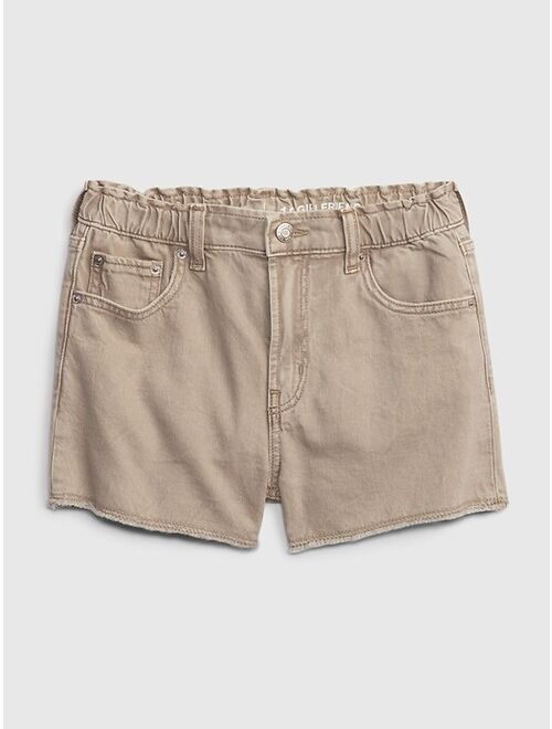 Gap Kids High-Rise Girlfriend Shorts with Washwell