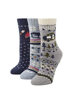 Women's My Favorite Things Cozy Sock 3 Pair Pack