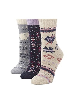 Women's My Favorite Things Cozy Sock 3 Pair Pack