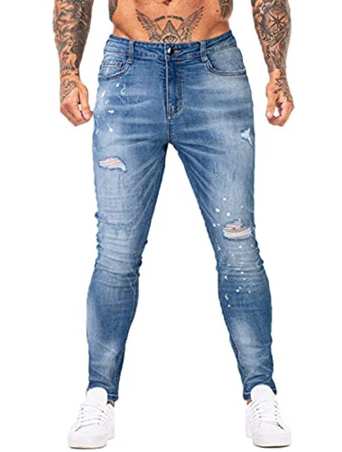 GINGTTO Mens Skinny Jeans Stretch Denim Stylish Jeans for Men