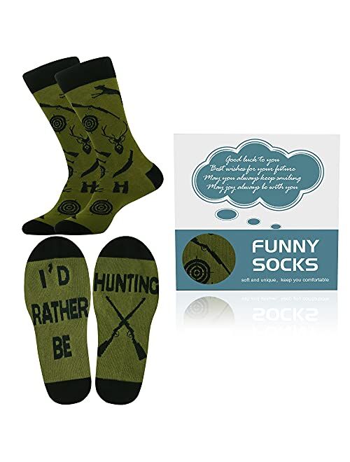 Moyel Men Socks Funny Cute Socks Fishing Gifts for Men