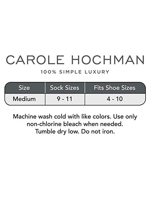 CAROLE HOCHMAN Womens 8-Pack Soft Soothing Cotton Blend Everyday Hygge Fashion Low Cut No Show Ankle Socks for Women