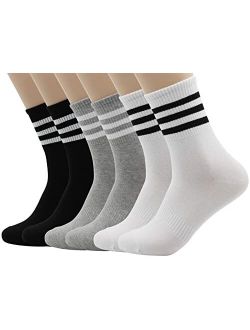 Kmk Socks MK SOCKS Cotton Athletic Sports Running Retro Matching School Socks For Men/Women