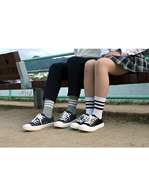 Kmk Socks MK SOCKS Cotton Athletic Sports Running Retro Matching School Socks For Men/Women