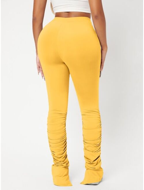 SHEIN SXY High Waist Skinny Stacked Pants