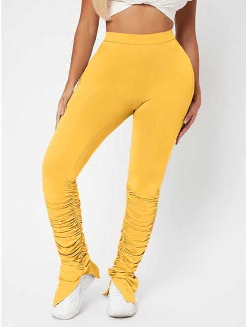 SHEIN SXY High Waist Skinny Stacked Pants