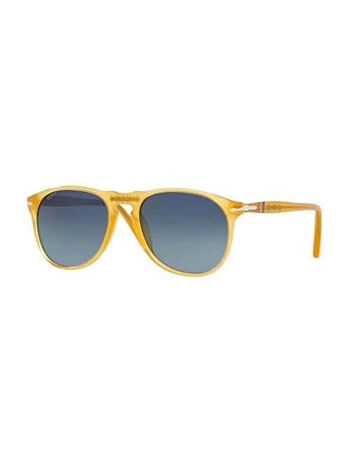 Persol PO9649S Pilot Sunglasses for Men + BUNDLE With Designer iWear Complimentary Eyewear Kit