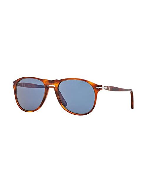 Persol PO9649S Pilot Sunglasses for Men + BUNDLE With Designer iWear Complimentary Eyewear Kit