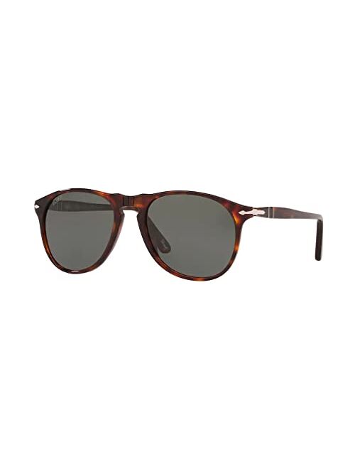 Persol PO9649S Pilot Sunglasses for Men + BUNDLE With Designer iWear Complimentary Eyewear Kit