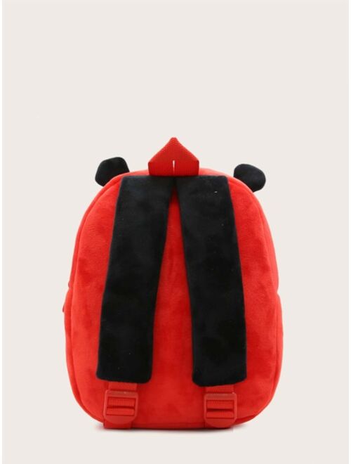 Kids Color Block Cartoon Design Novelty Bag