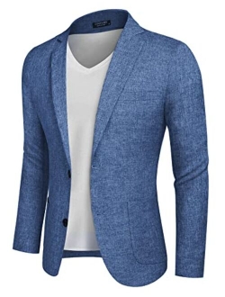 COOFANDYMensCasualBlazer Sport Coat LightweightTwo Button Business Jackets