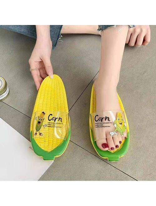 Bebobsons Corn Shape Design Female Women Slipper Sandals for Beautiful Girl in Summer