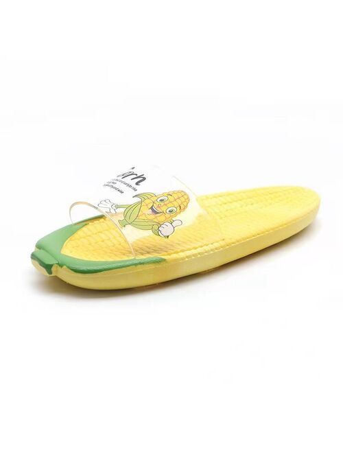 Bebobsons Corn Shape Design Female Women Slipper Sandals for Beautiful Girl in Summer