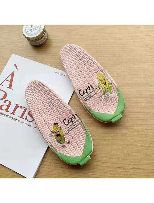 Bebobsons Corn Shape Design Female Women Slipper Sandals for Beautiful Girl in Summer