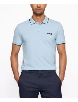 Boss Men's Cotton-Blend Polo Shirt