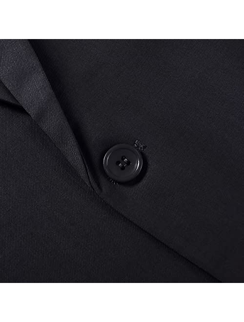 Kudmol Mens Slim Fit Casual Blazer for Men One Button Sport Coats Formal Dress Daily Suit Jacket