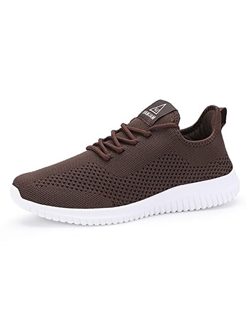 VAMJAM Men's Running Shoes Ultra Lightweight Breathable Walking Shoes Non Slip Athletic Fashion Sneakers Mesh Workout Casual Sports Shoes