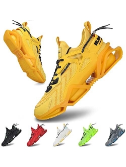 Sak1tama SAKITAMA Men's Sneakers Fashion Sport Running Non Slip Casual Shoe Athletic Tennis Walking Blade Type Shoes