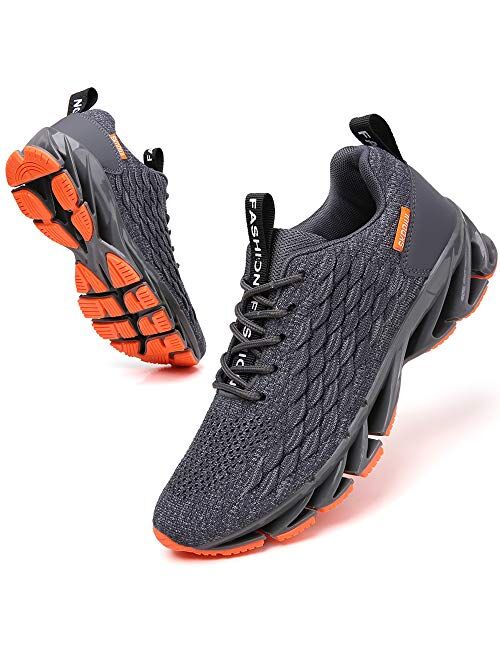 SKDOIUL Men Sport Athletic Running Sneakers Walking Shoes