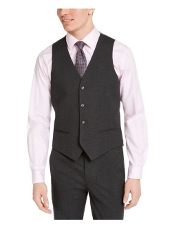 Men's Slim-Fit Stretch Solid Suit Vest, Created for Macy's