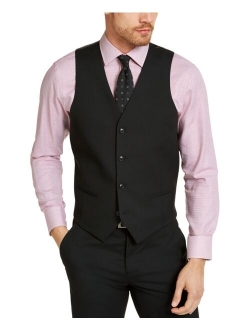 Men's Slim-Fit Stretch Solid Suit Vest, Created for Macy's