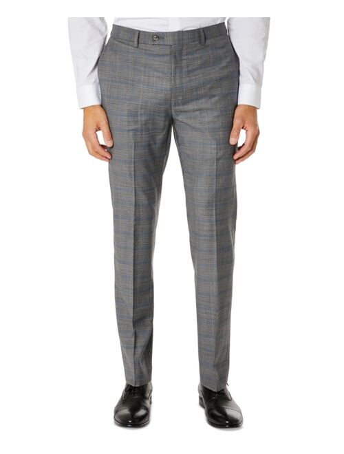 Calvin Klein Men's Slim-Fit Plaid Suit Separate Pant