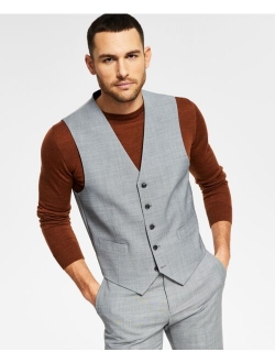 Men's Modern-Fit TH Flex Stretch Solid Suit Vest