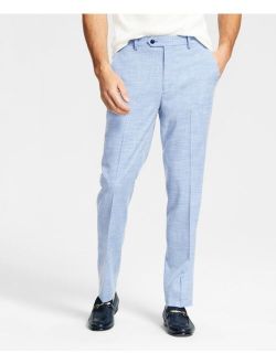 Men's Slim-Fit Stretch Solid Suit Pants, Created For Macy's