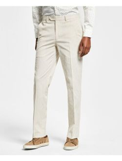 Men's Slim-Fit Seersucker Stripe Suit Pants, Created for Macy's