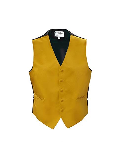 Tuxedo Park Color Satin Vest with Back