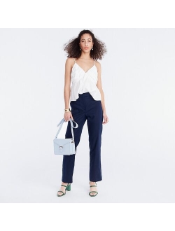 Kate straight-leg pant in stretch linen