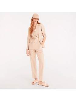 Kate straight-leg pant in stretch linen