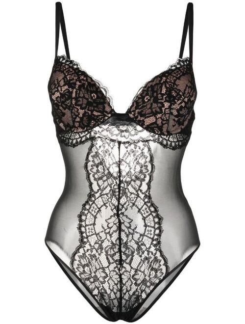 Wolford Belle Fleur lace bodysuit