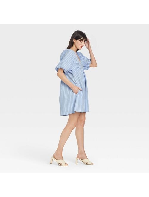 Women's Puff Short Sleeve Dress - A New Day™