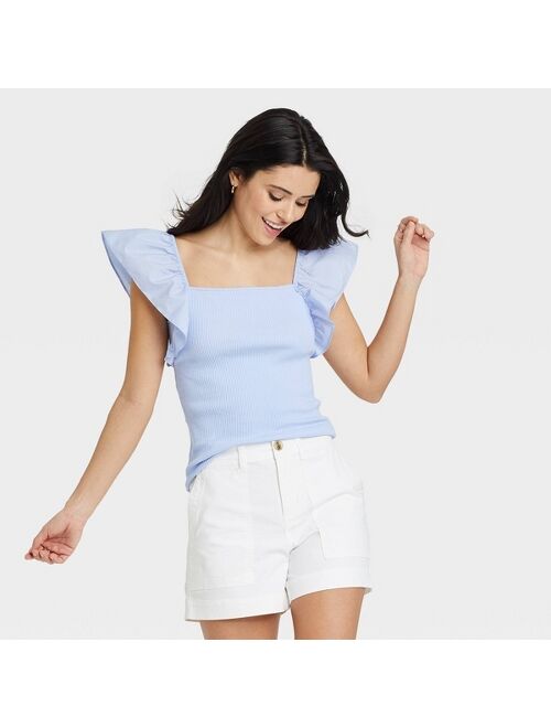 Women's Ruffle Top - A New Day™