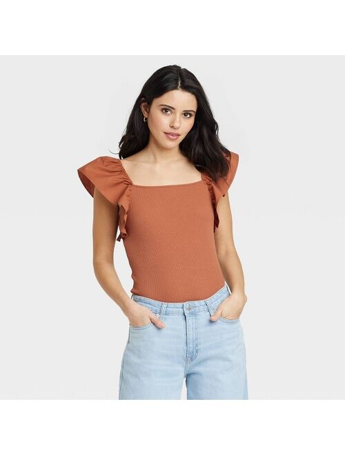 Women's Ruffle Top - A New Day™