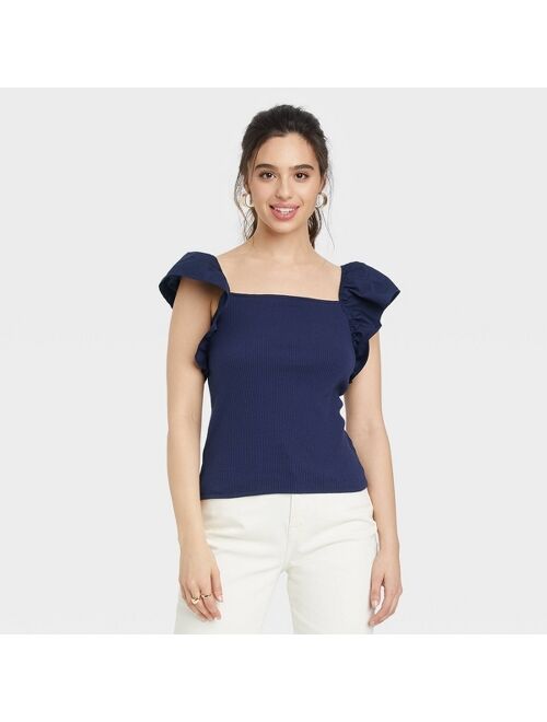 Women's Ruffle Top - A New Day™