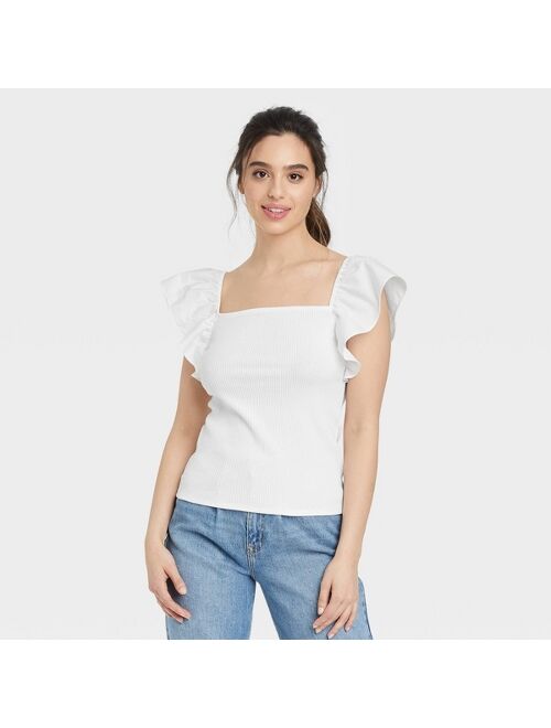 Women's Ruffle Top - A New Day™