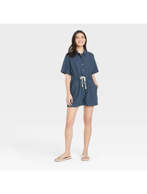 Women's Short Sleeve Boilersuit - Universal Thread™