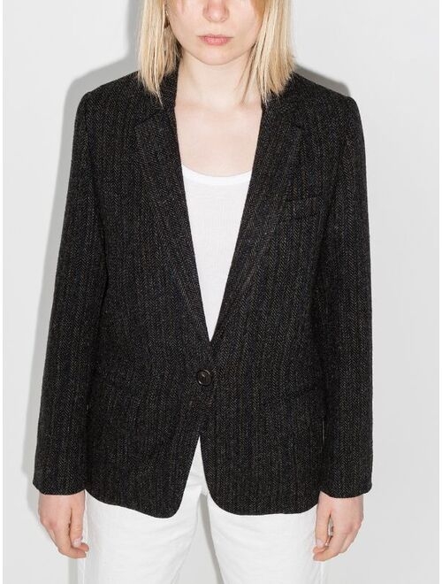 Isabel Marant Etoile Isabel Marant Étoile Charly tweed single-breasted blazer