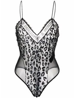 Patrizia Pepe leopard-print bodysuit
