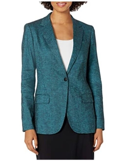 Women's One-Button Staple Blazer