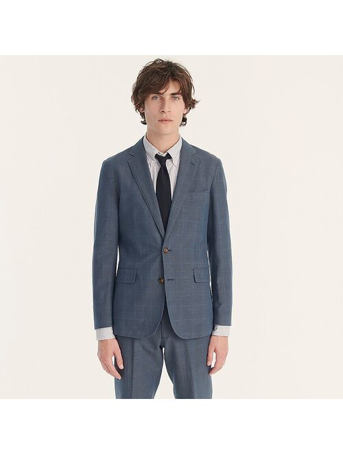 J.Crew Ludlow Slim-fit unstructured suit jacket in Irish cotton-linen