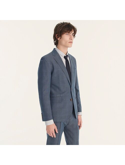 J.Crew Ludlow Slim-fit unstructured suit jacket in Irish cotton-linen