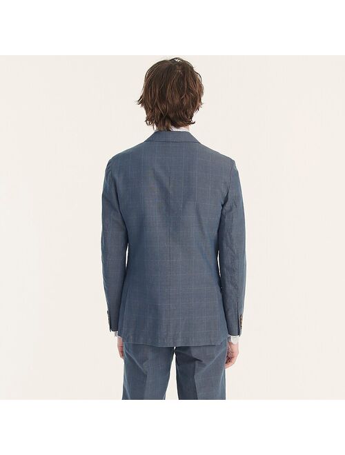 J.Crew Ludlow Slim-fit unstructured suit jacket in Irish cotton-linen