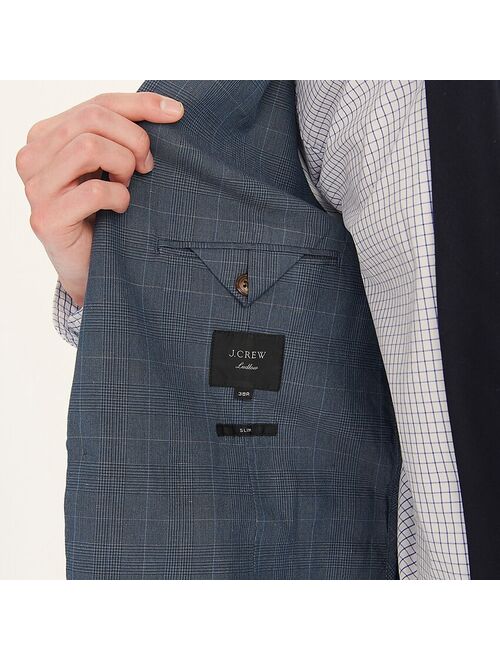 J.Crew Ludlow Slim-fit unstructured suit jacket in Irish cotton-linen