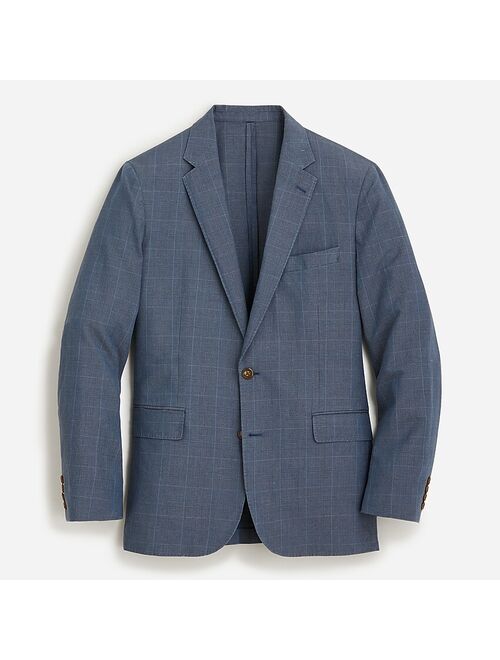 J.Crew Ludlow Slim-fit unstructured suit jacket in Irish cotton-linen