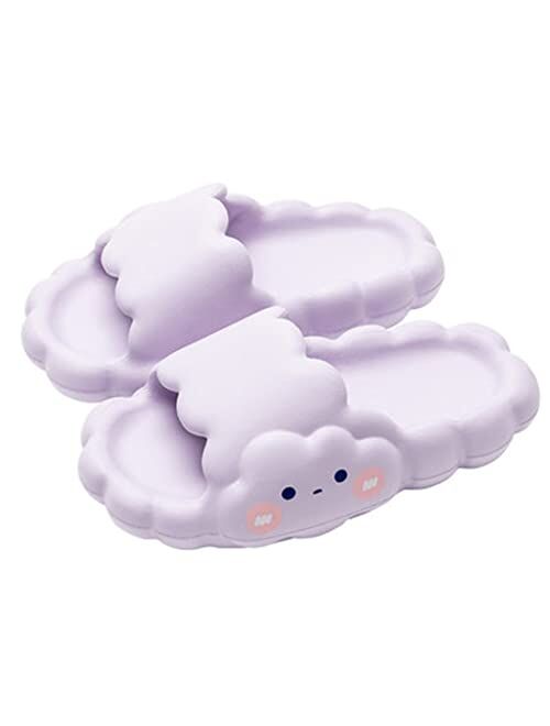 HUAZUMEI Cute Cloud Design Slippers Slippers for Women Bathroom Sandals Unisex Open Toe House Slides Slippers EVA Anti-Slip Slippers